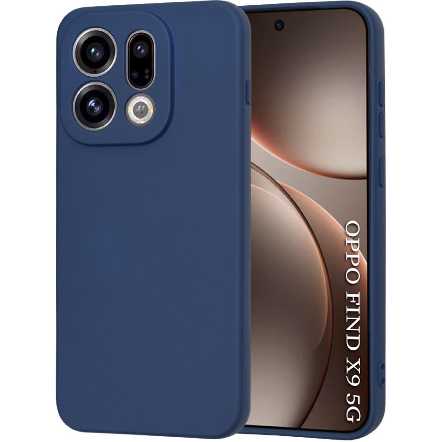 Θήκη Oppo Find X9 Techsuit SoftFlex Σιλικόνης Navy Blue