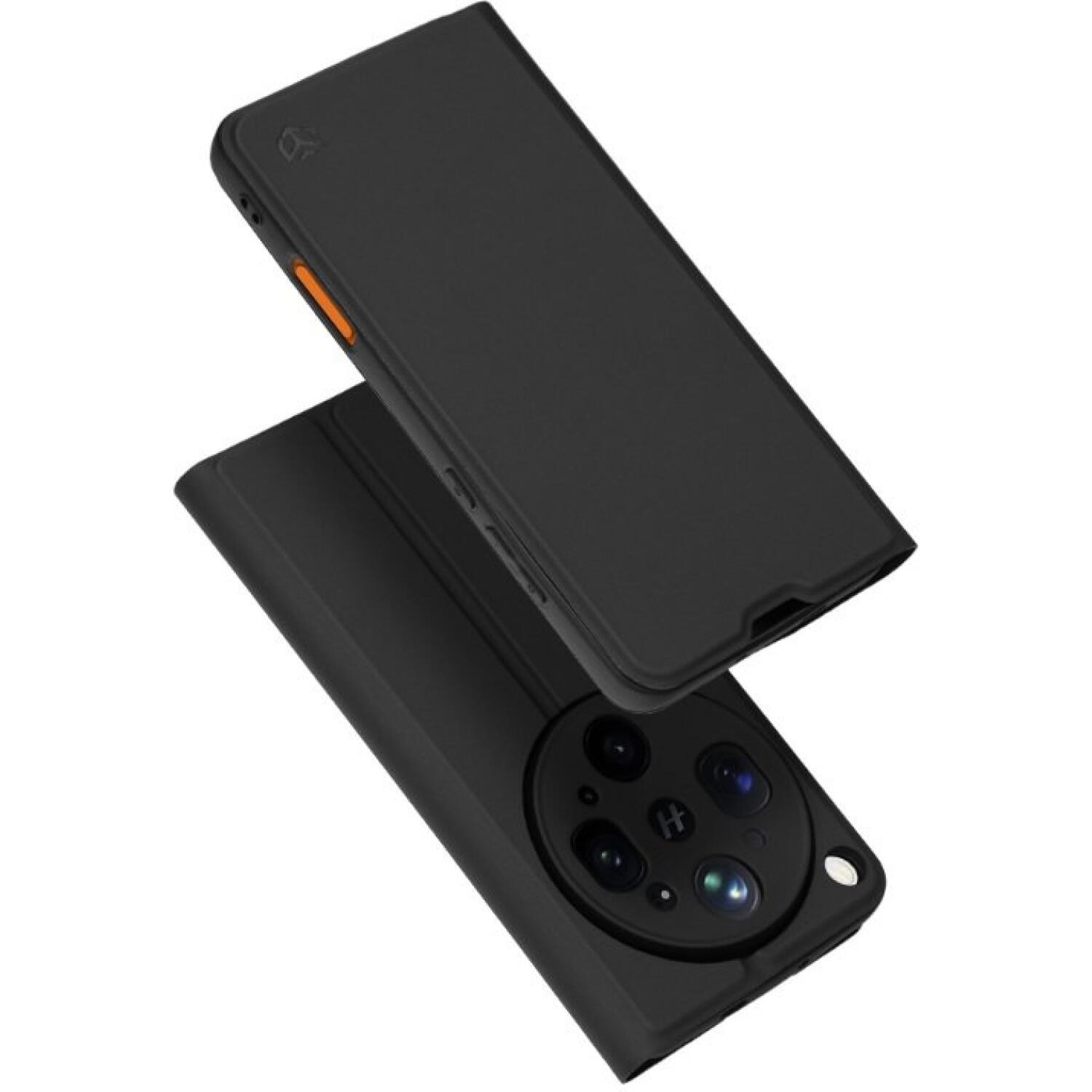 Θήκη Oppo Find X9 Ultra Techsuit Magskin Book Πορτοφόλι από Οικολογικό Δέρμα Black