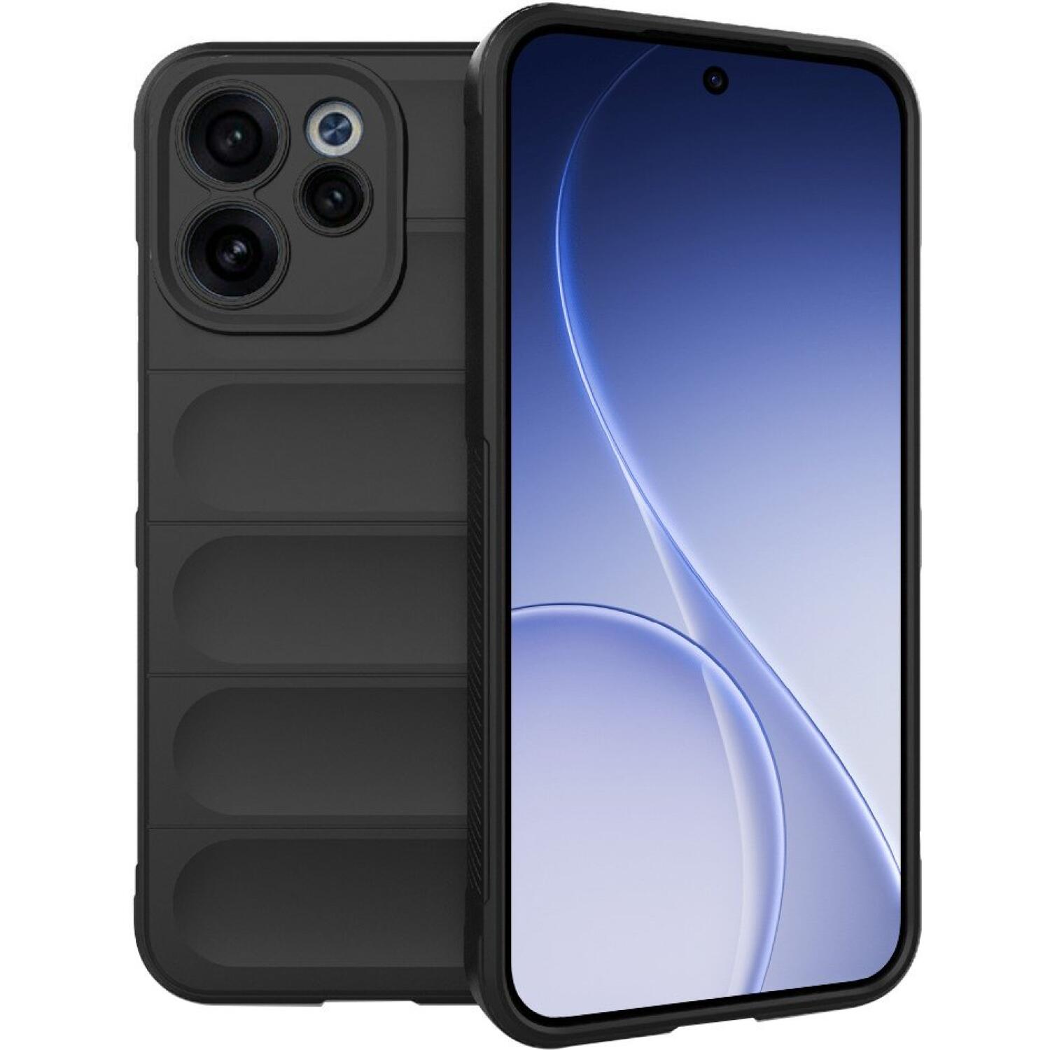 Θήκη Oppo Reno15 F / 15 FS Techsuit Magic Shield Σιλικόνης Black