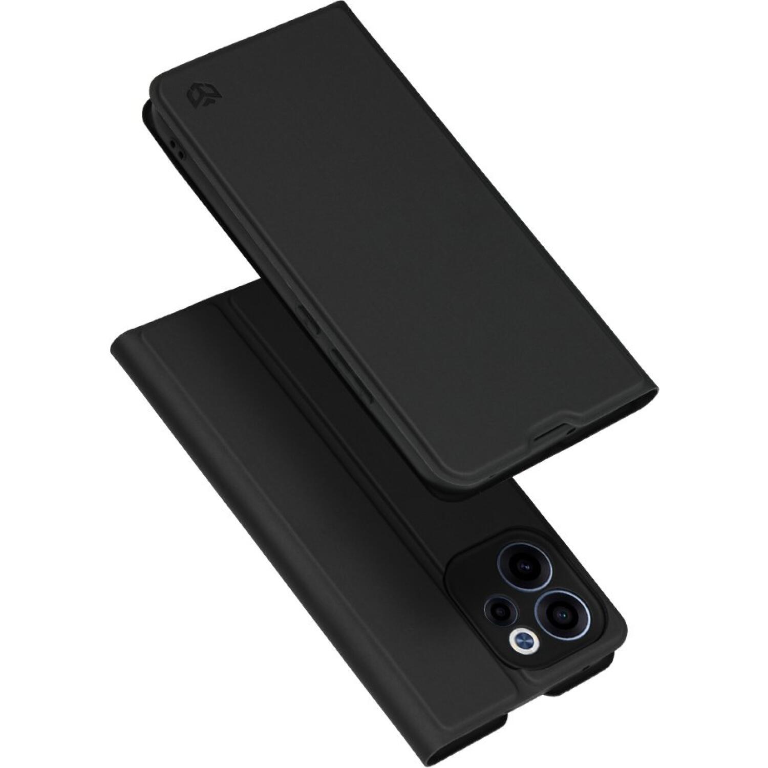Θήκη Oppo Reno15 F / 15 FS Techsuit Magskin Book Πορτοφόλι από Οικολογικό Δέρμα Black