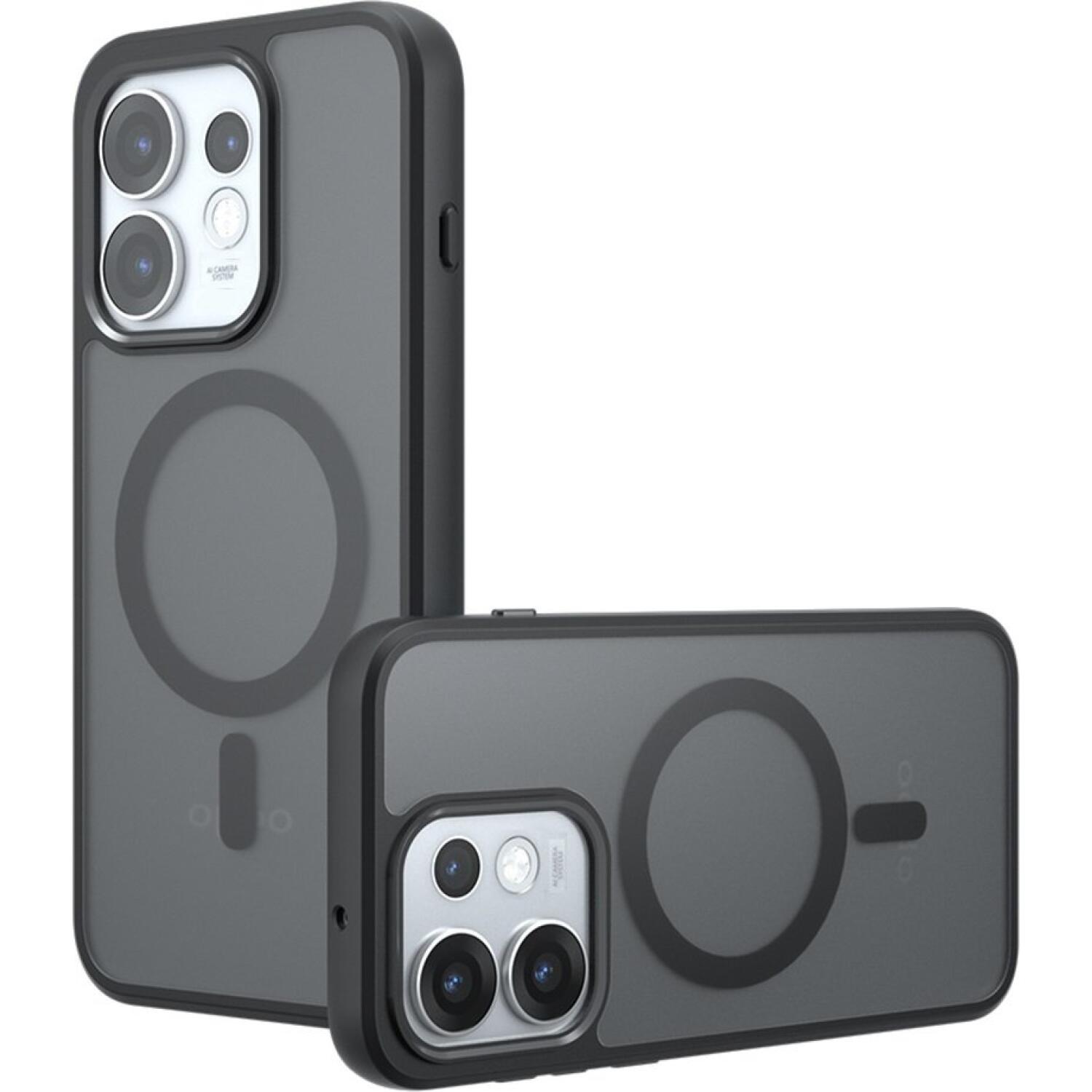 Θήκη Oppo Reno16 Techsuit PureFrost Σκληρή Ημιδιάφανη με MagSafe Frosted Black