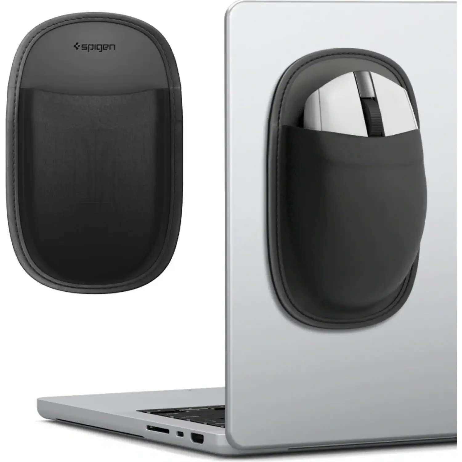 Θήκη Ποντικιού Spigen LD220 Mouse Sleeve Αυτοκόλλητη για Laptop & Tablet Black