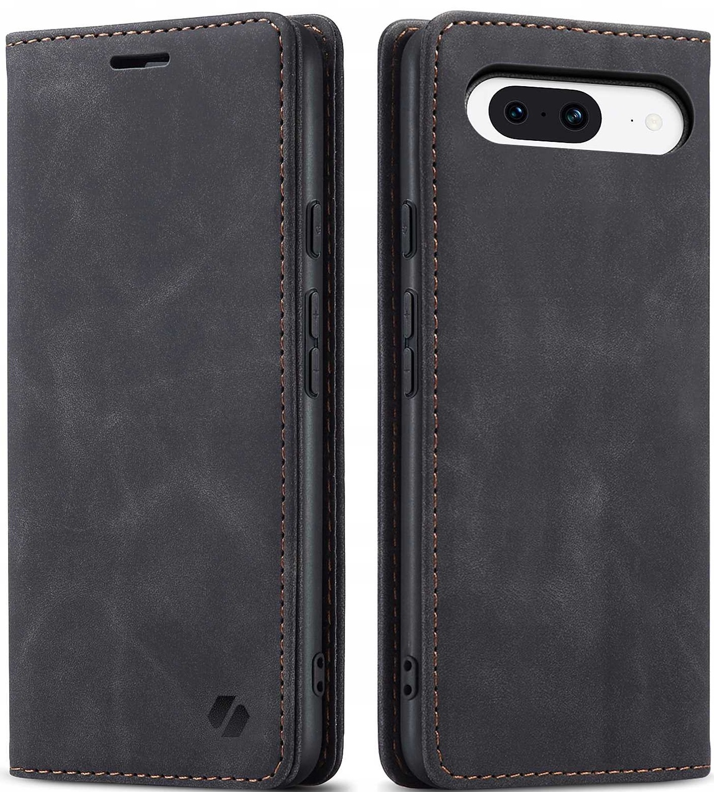 Θήκη Πορτοφόλι - Google Pixel 8a - Spacecase Wallet - Black (5905719109868)