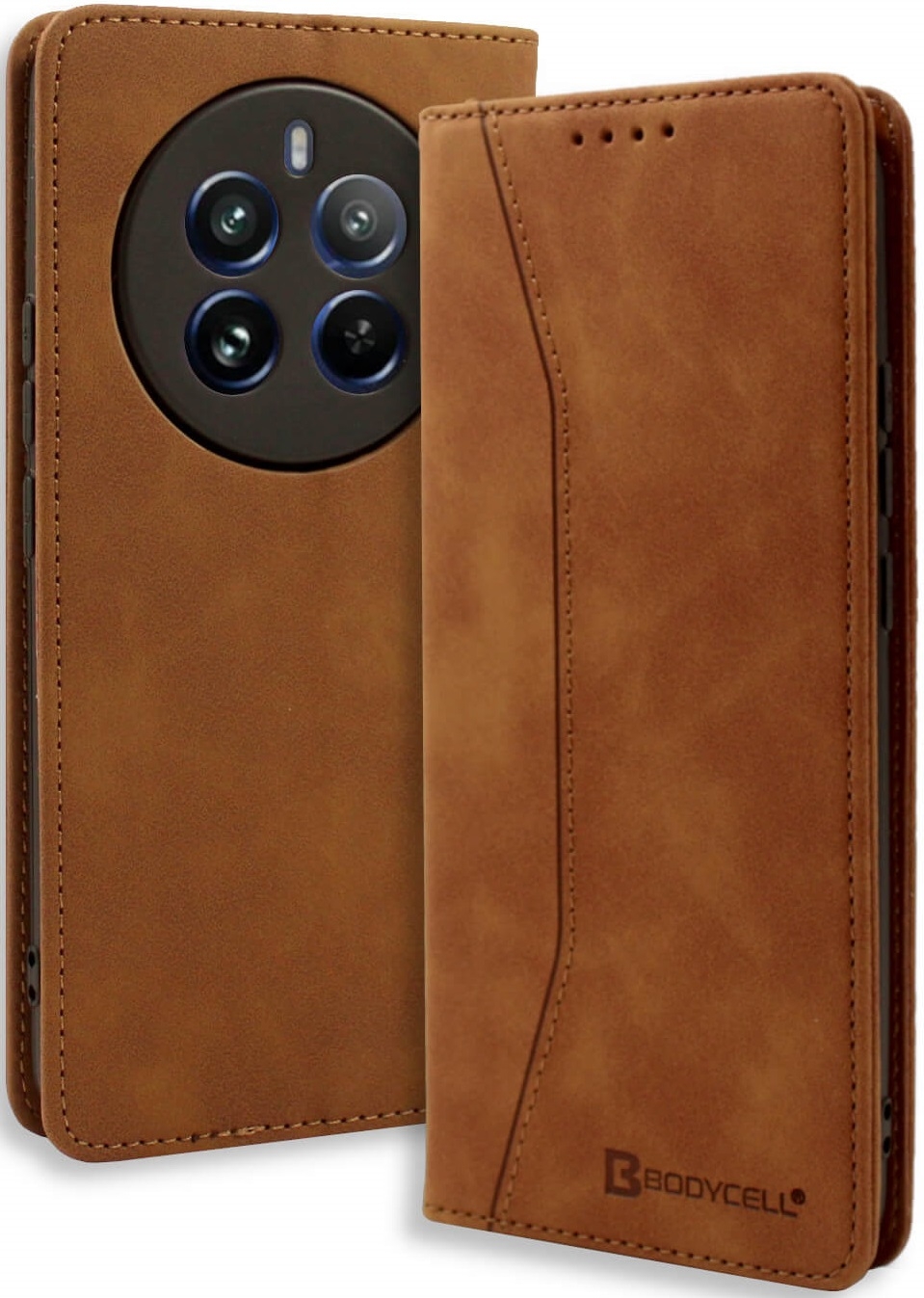 Θήκη Πορτοφόλι - Realme 12 Pro / 12 Pro Plus - Bodycell Book Case - Brown