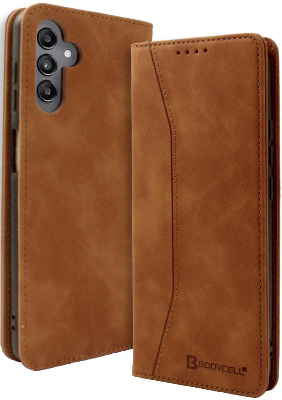 Θήκη Πορτοφόλι - Samsung Galaxy A15 - Bodycell Book Case - Brown