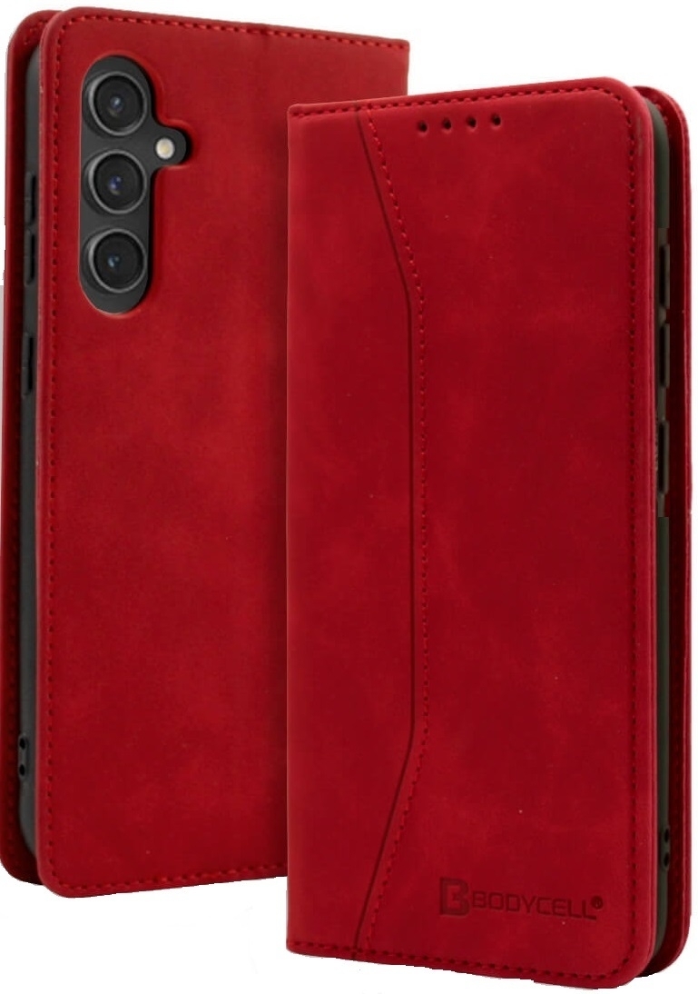 Θήκη Πορτοφόλι - Samsung Galaxy A55 - Bodycell Book Case - Red
