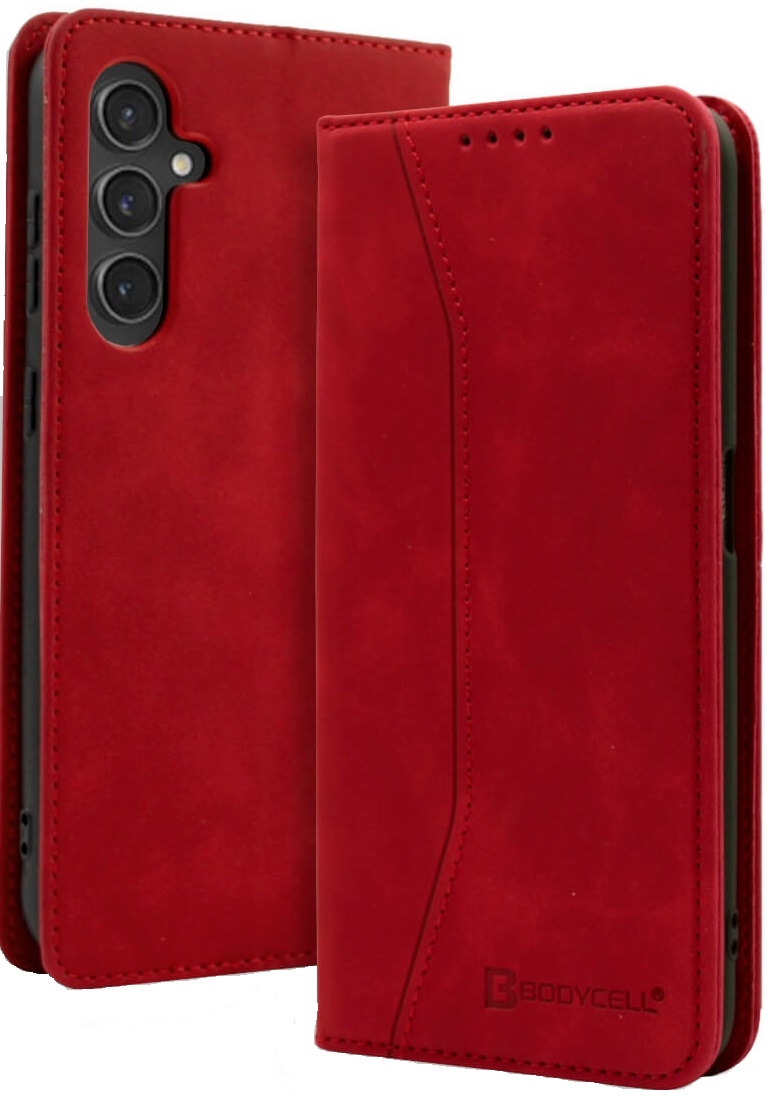 Θήκη Πορτοφόλι - Samsung Galaxy S24 - Bodycell Book Case - Red