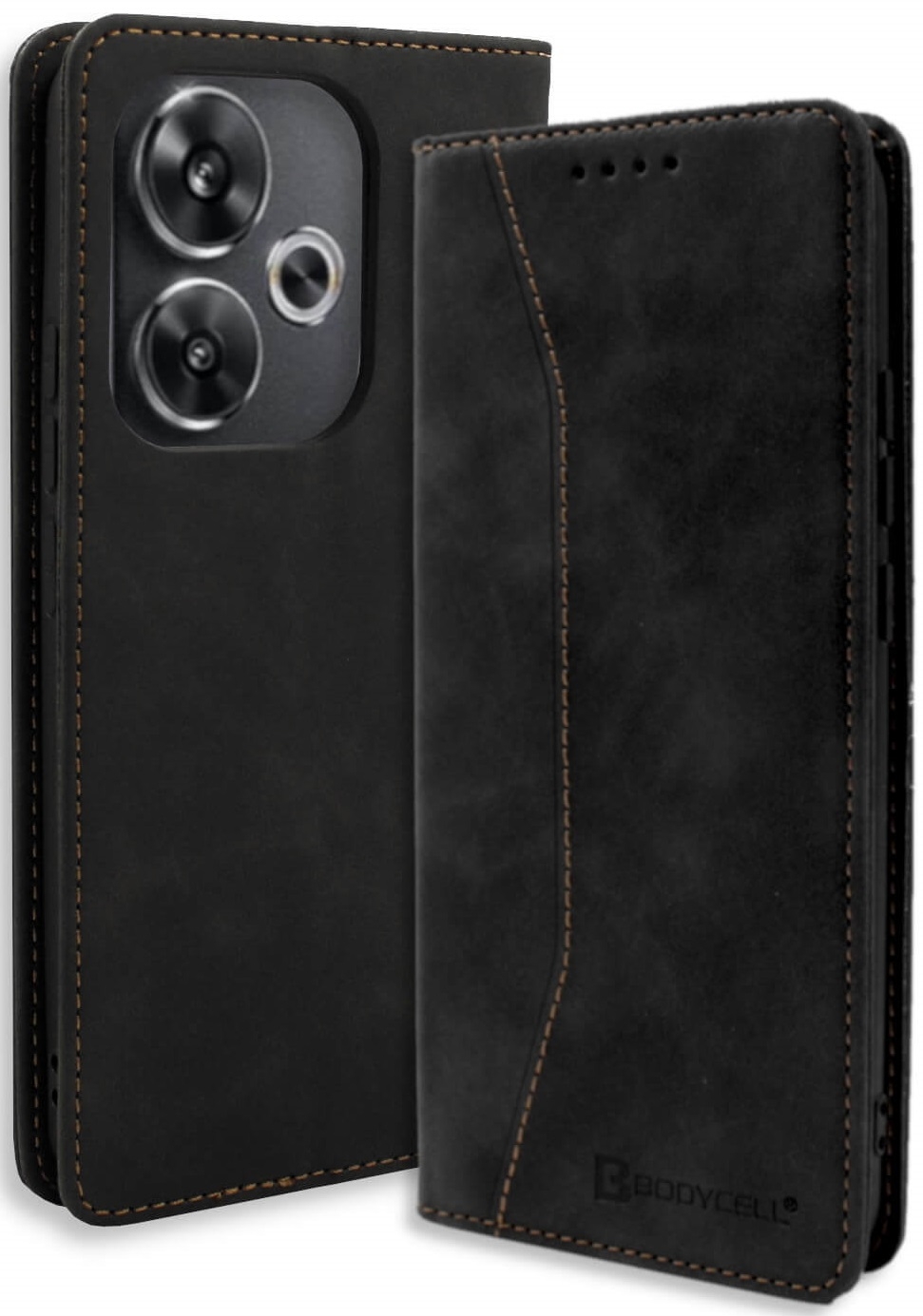 Θήκη Πορτοφόλι - Xiaomi Poco F6 - Bodycell Book Case - Black 