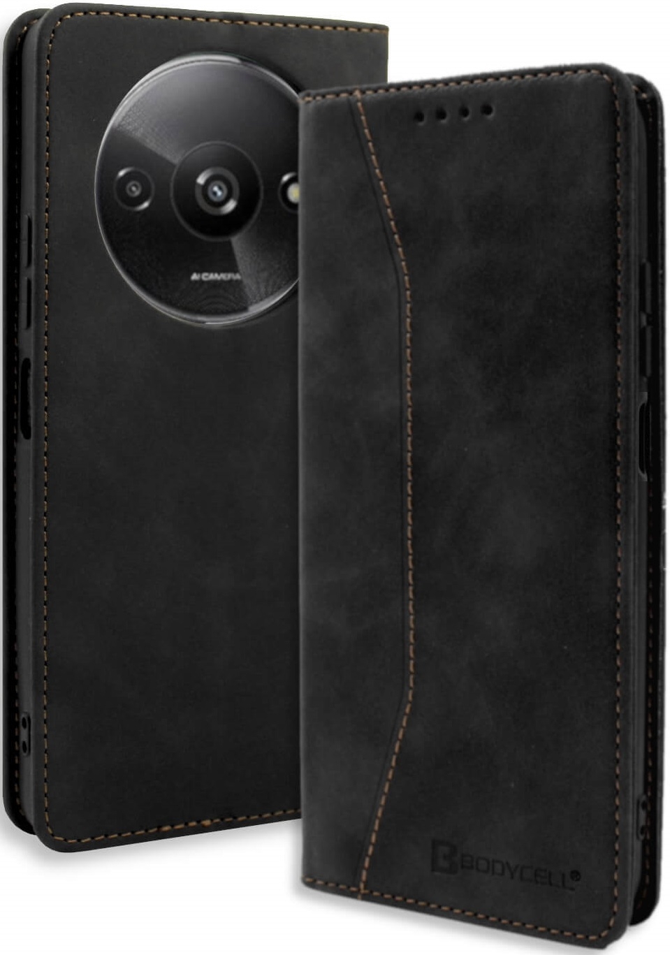 Θήκη Πορτοφόλι - Xiaomi Redmi A3 - Bodycell Book Case - Black