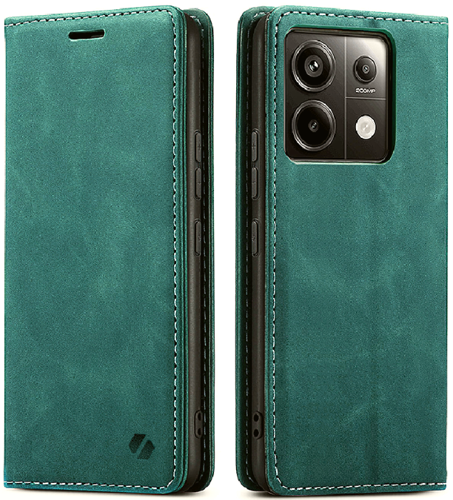 Θήκη Πορτοφόλι - Xiaomi Redmi Note 13 Pro 5G / Poco X6 - Spacecase Wallet - Green