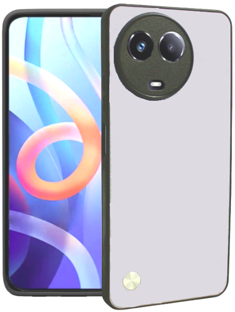 Θήκη Realme 11 5G / 11x Bodycell Vegan Cover Σκληρή - Light Blue (5206015076145)