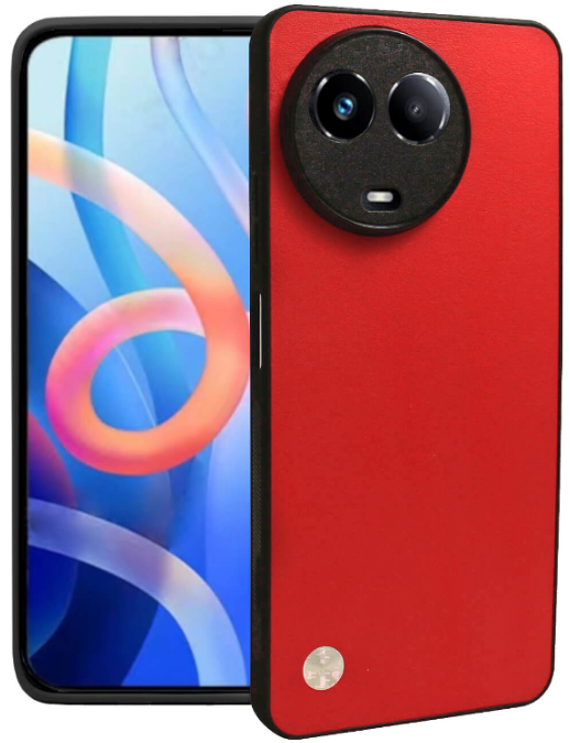 Θήκη Realme 11 5G / 11x - Bodycell Vegan Cover Σκληρή - Red (5206015076169)