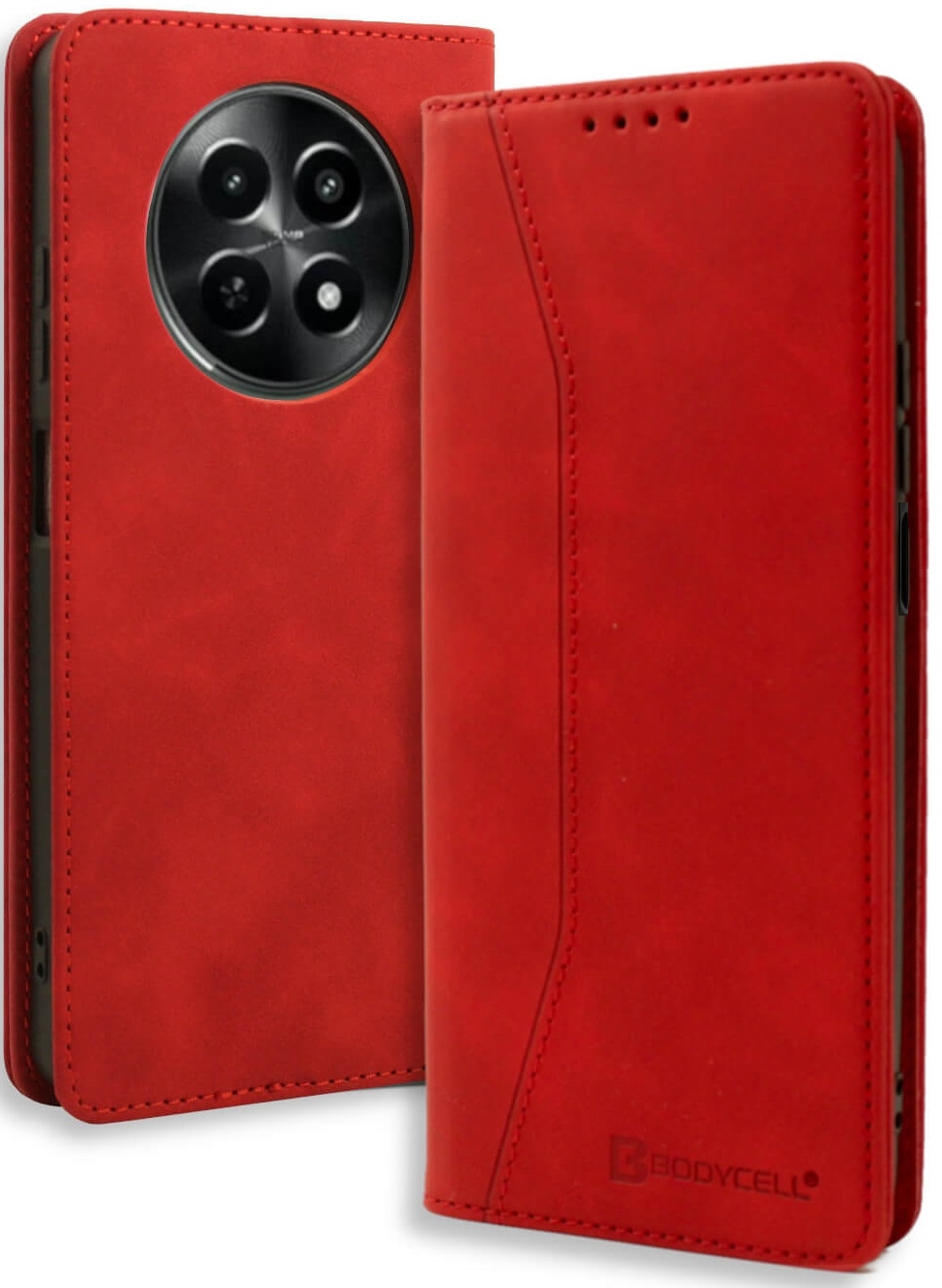 Θήκη Realme 12 5G / 12x 5G - Bodycell Book Case Πορτοφόλι - Red