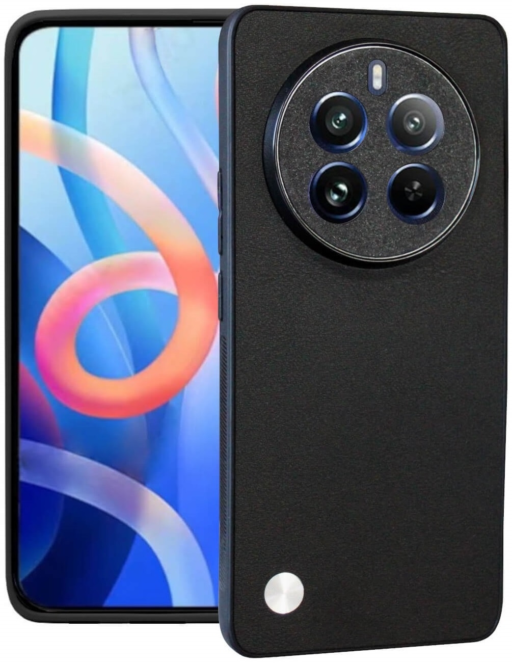 Θήκη Realme 12 Pro / 12 Pro Plus Bodycell Vegan Cover Σκληρή - Black (5206015076213)