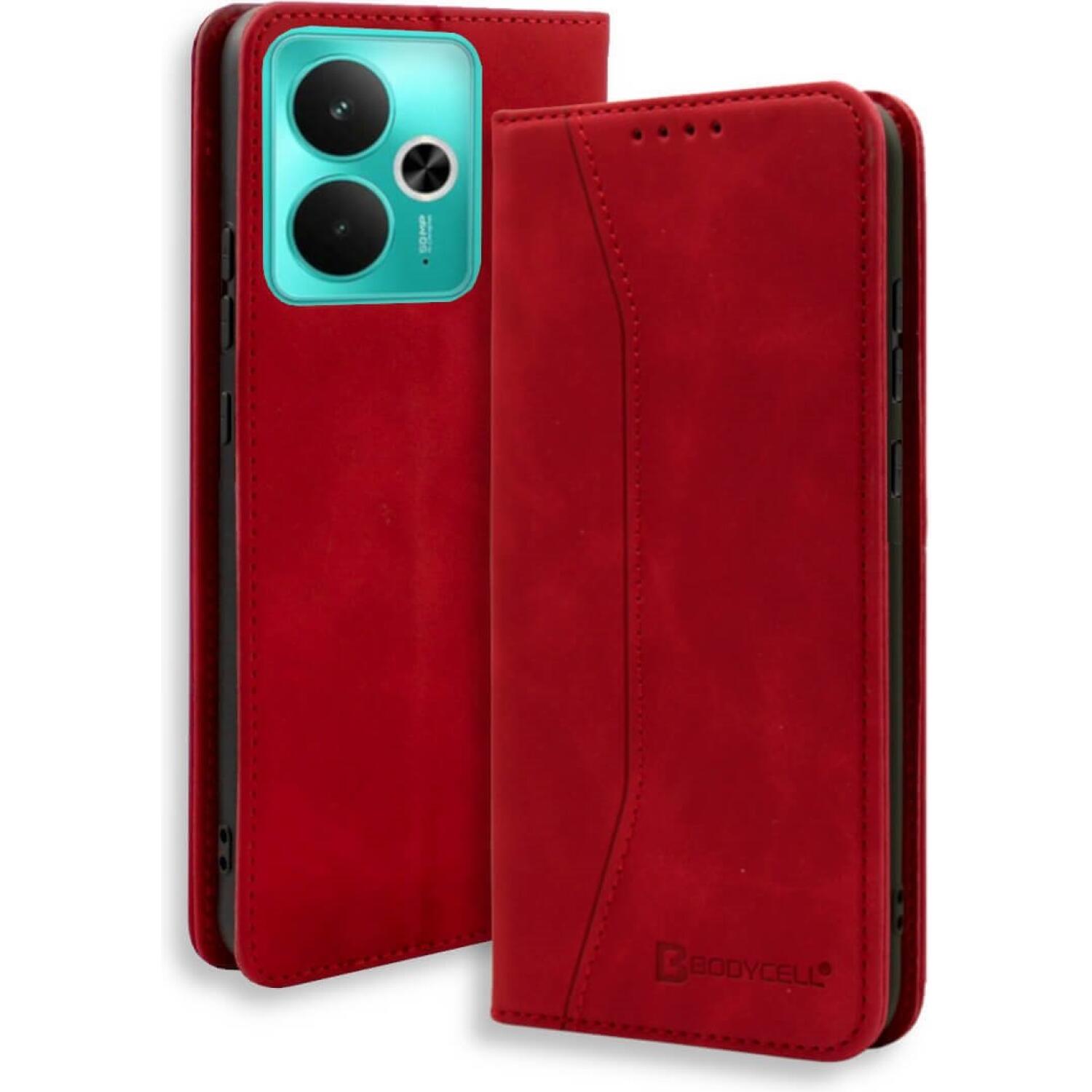 Θήκη Realme 14T 5G Bodycell Book Case Πορτοφόλι Red