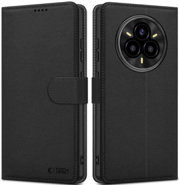 Θήκη Realme 14 Pro Tech-Protect Wallet Πορτοφόλι Matte Black