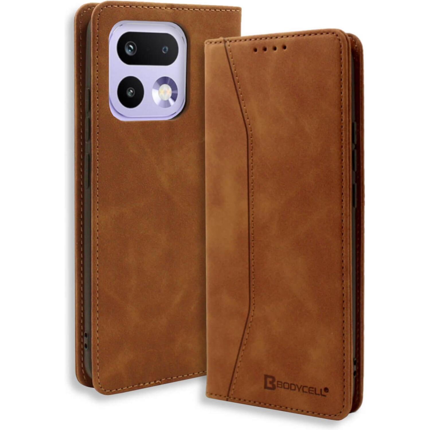 Θήκη Realme 16 Pro Bodycell Book Case Πορτοφόλι Brown