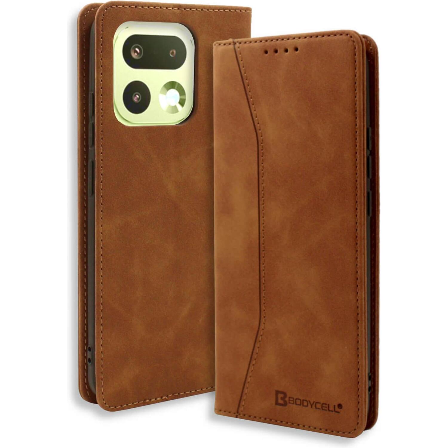 Θήκη Realme 16 Pro Plus Bodycell Book Case Πορτοφόλι Brown