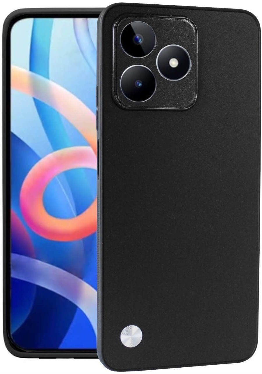 Θήκη Realme C53 / Narzo N53 Bodycell Vegan Cover Σκληρή - Black (5206015076251)