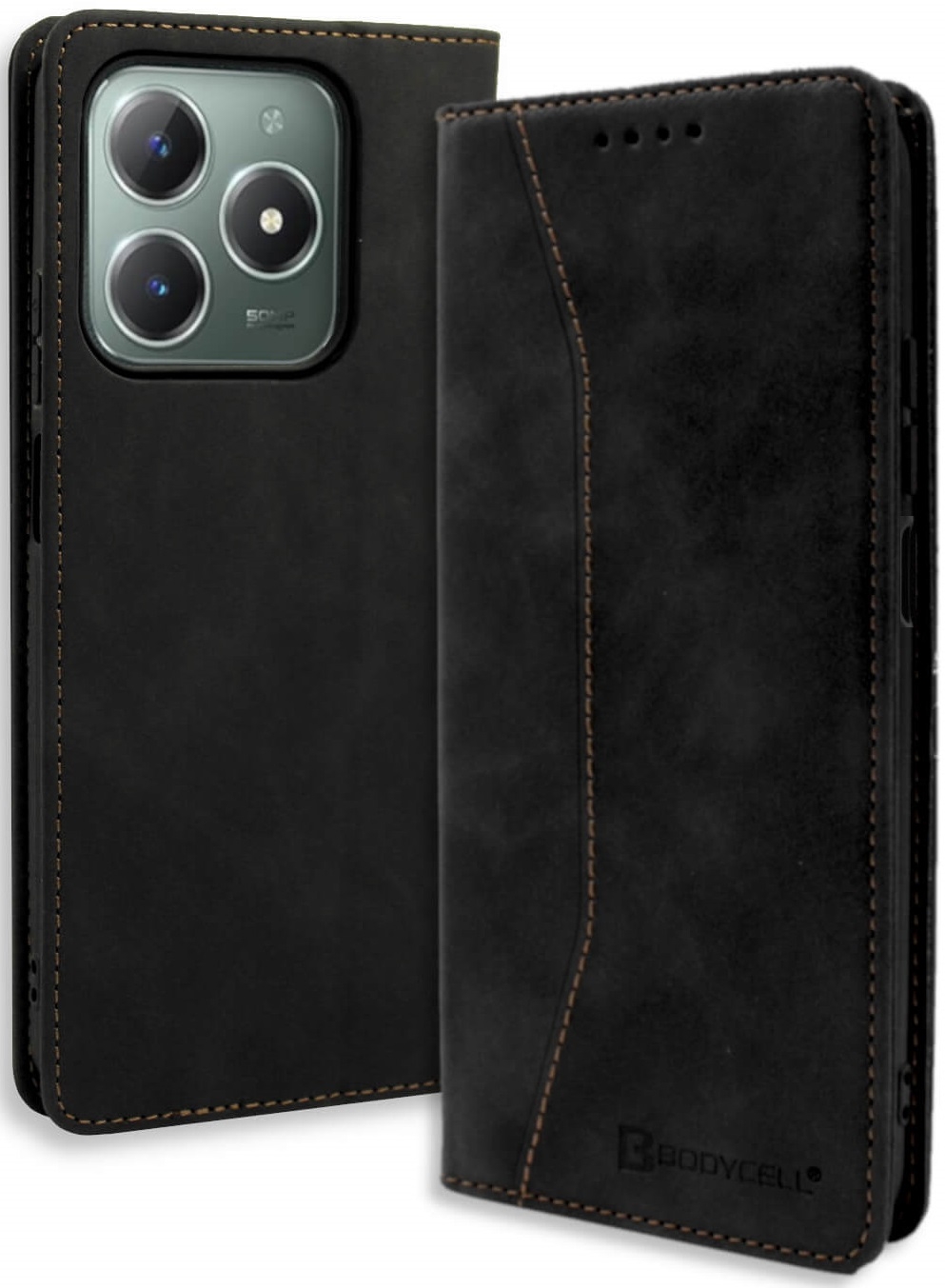 Θήκη Realme C61 / C63 4G - Bodycell Book Case Πορτοφόλι - Black