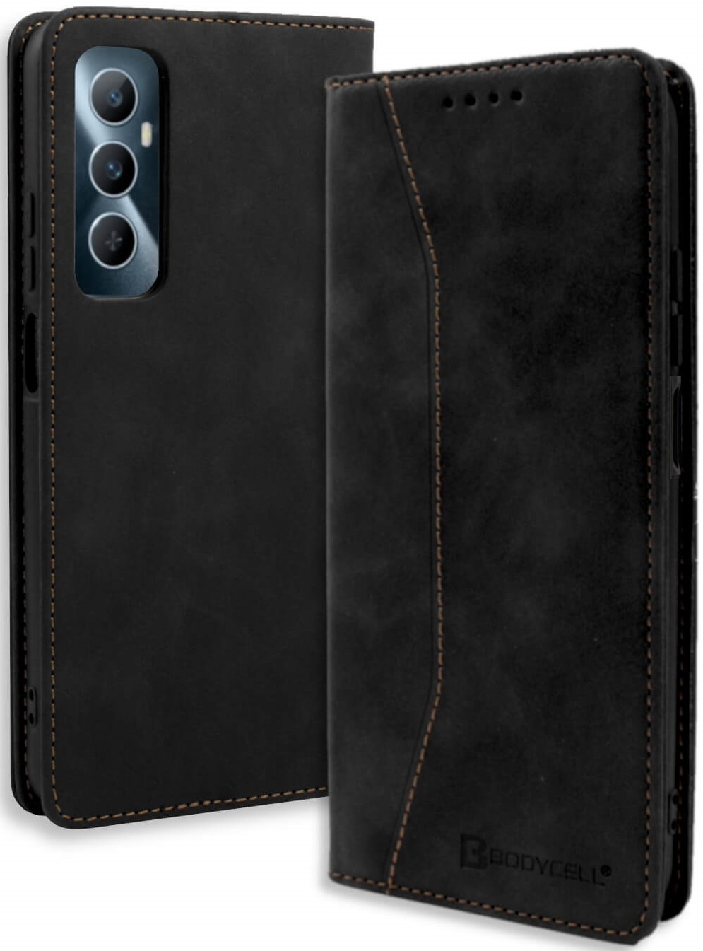Θήκη Realme C65 4G - Bodycell Book Case Πορτοφόλι - Black (5206015079337)
