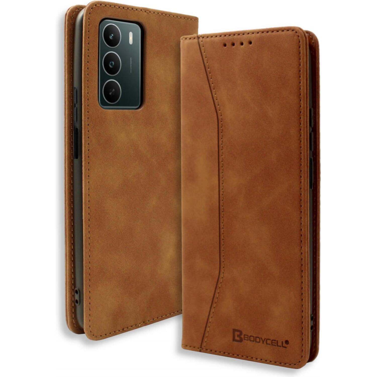 Θήκη Realme C75 Bodycell Book Case Πορτοφόλι Brown