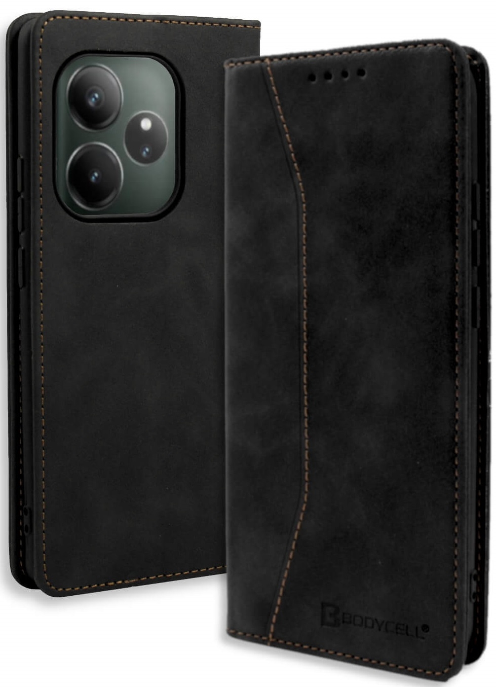 Θήκη Realme GT 6 / GT 6T - Bodycell Book Case Πορτοφόλι - Black