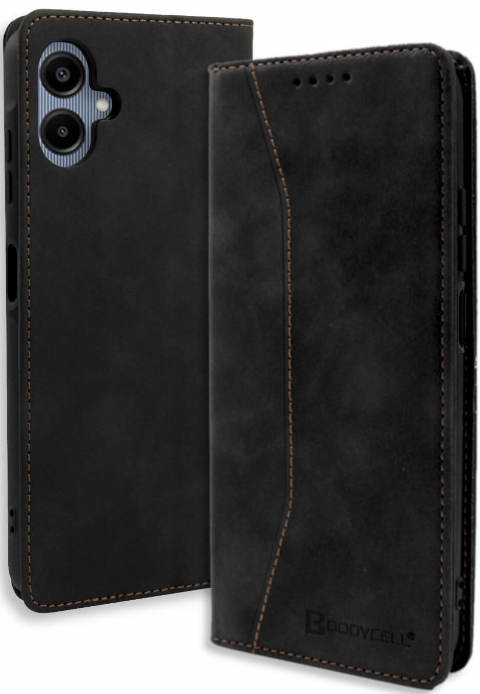 Θήκη Samsung Galaxy A06 - Bodycell Book Case Πορτοφόλι - Black (5206015079399)