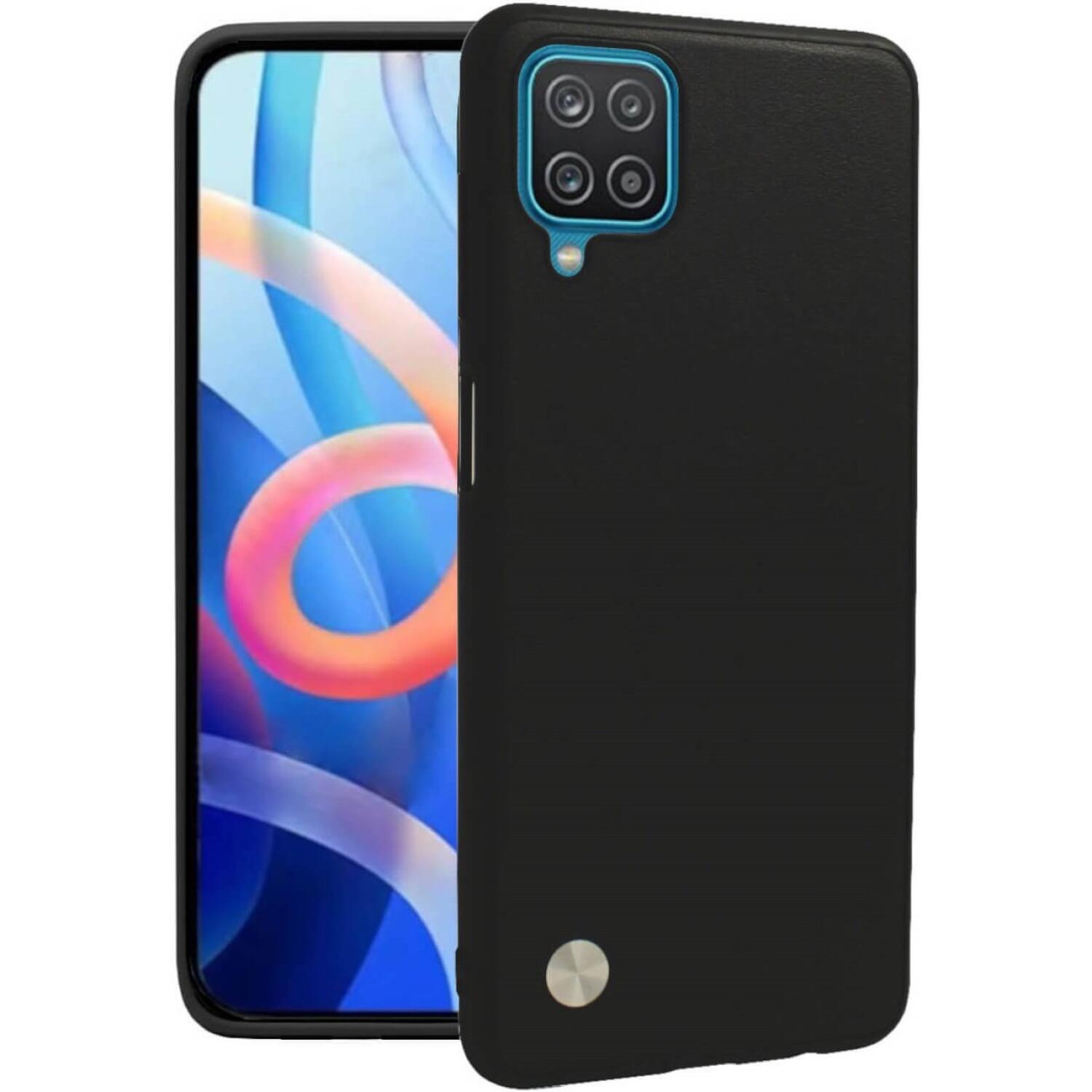 Θήκη Samsung Galaxy A12 Bodycell Vegan Cover Σκληρή - Black (5206015076374)