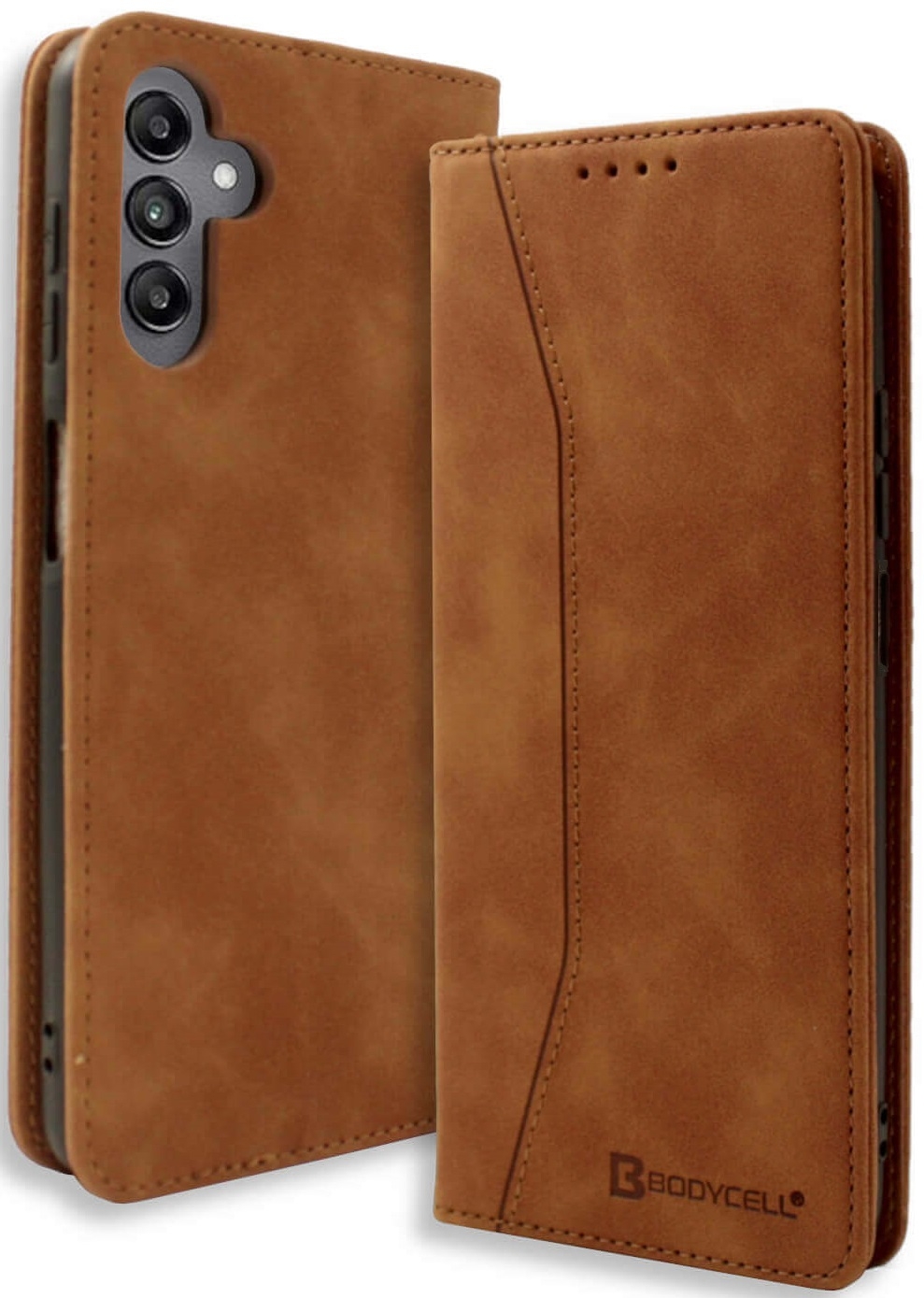 Θήκη Samsung Galaxy A16 - Bodycell Book Case Πορτοφόλι - Brown