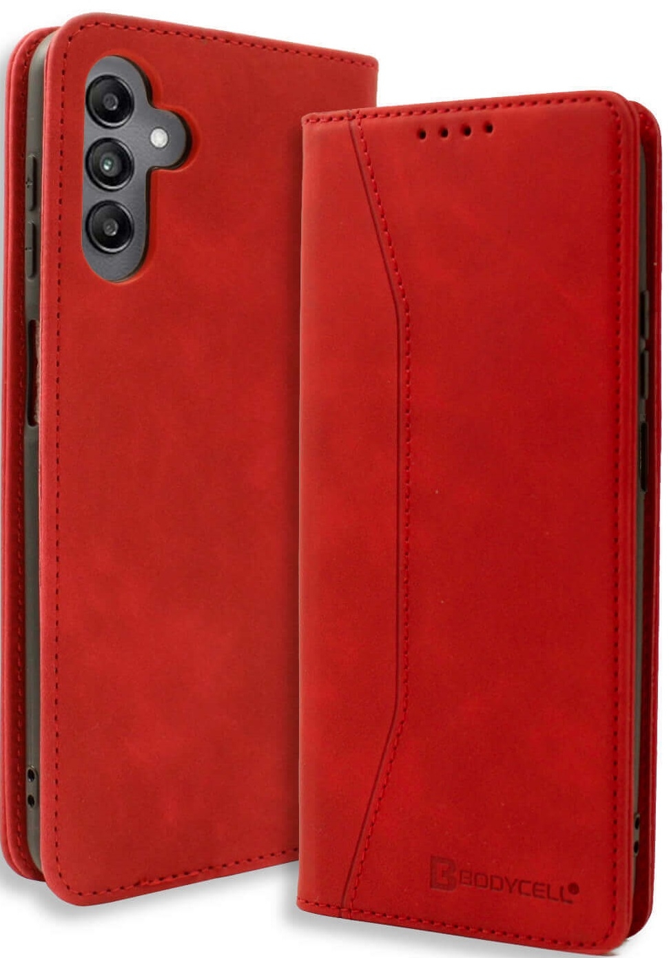 Θήκη Samsung Galaxy A16 - Bodycell Book Case Πορτοφόλι - Red (5206015079443)