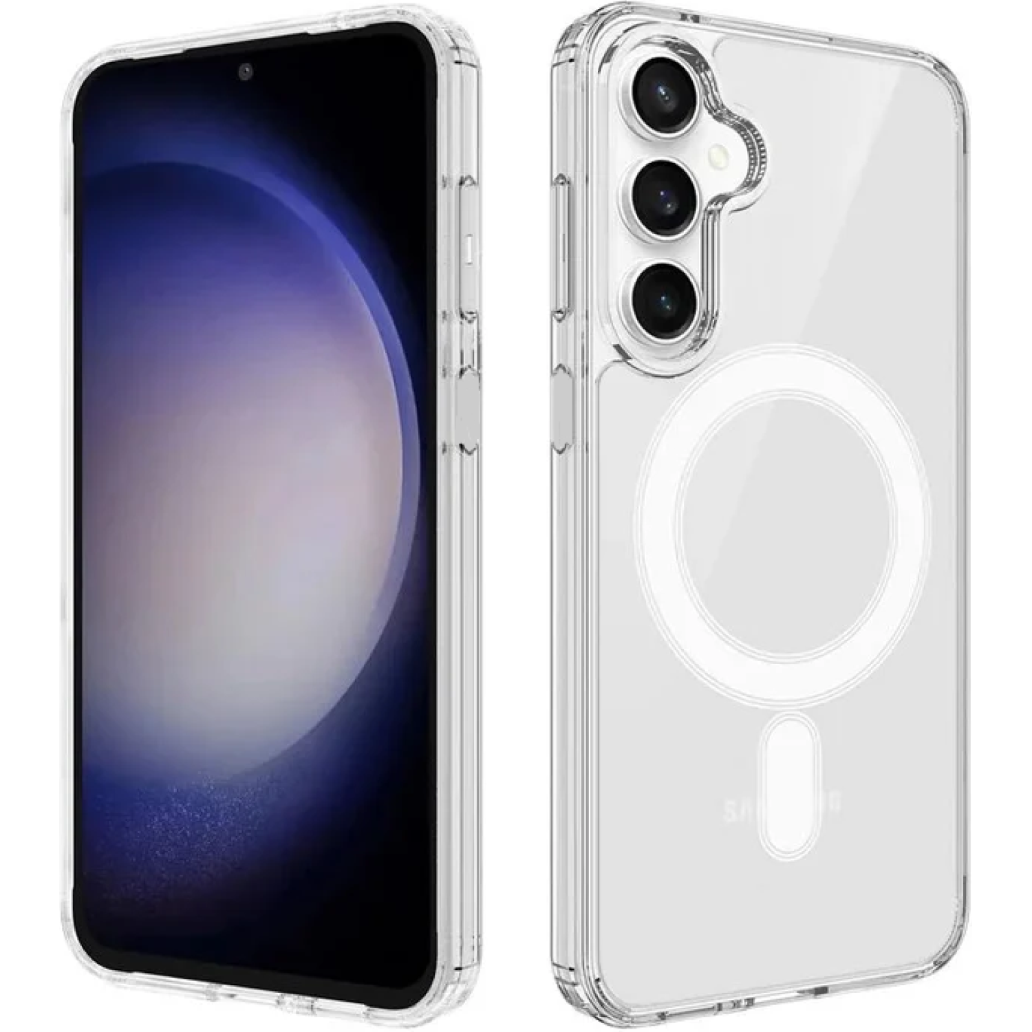 Θήκη Samsung Galaxy A16 Bodycell Clear Case Διάφανη Σκληρή με MagSafe Clear