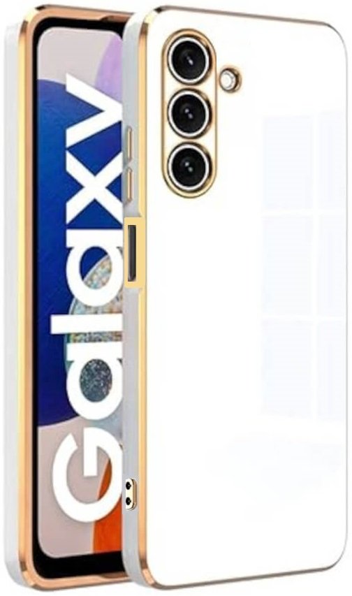 Θήκη Samsung Galaxy A16 Bodycell Gold Plated Σιλικόνης White