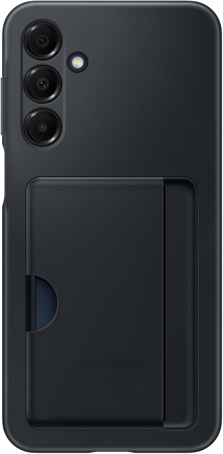 Θήκη Samsung Galaxy A16 - Official Samsung Card Slot Case Σιλικόνης με Υποδοχή για Κάρτα - Black