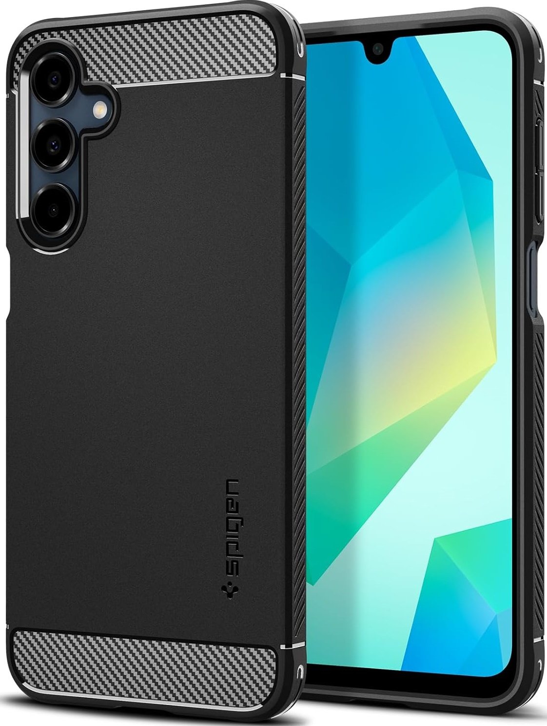 Θήκη Samsung Galaxy A16 Spigen Rugged Armor Ανθεκτική Σιλικόνης Matte Black