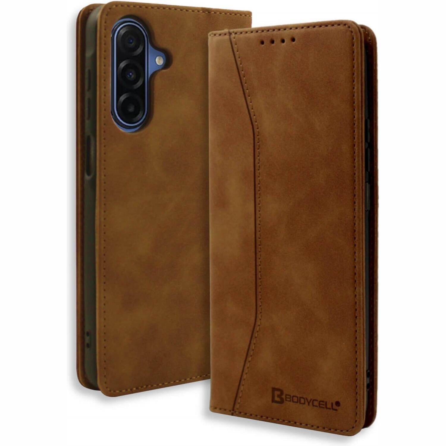 Θήκη Samsung Galaxy A17 Bodycell Book Case Πορτοφόλι Brown