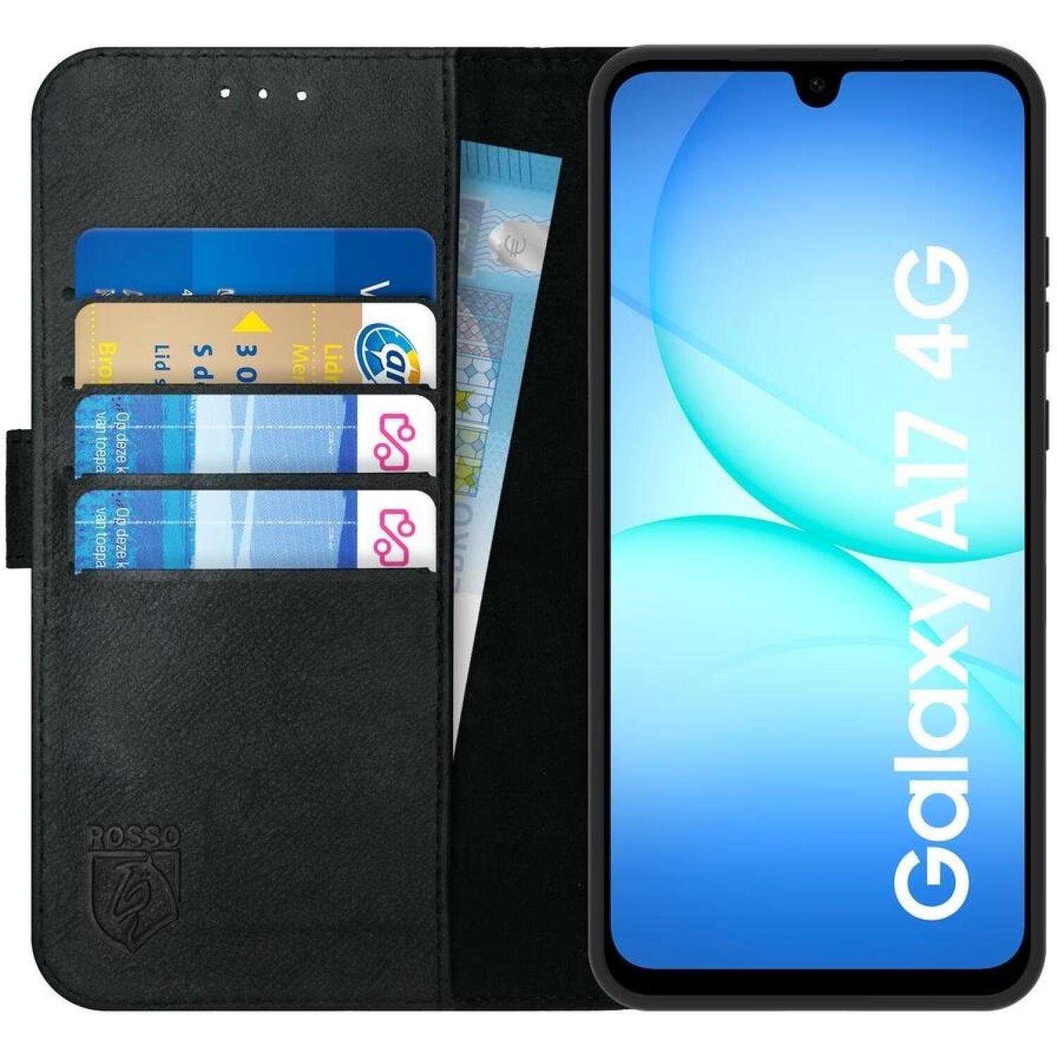 Θήκη Samsung Galaxy A17 Rosso Deluxe Δερμάτινο Πορτοφόλι Black