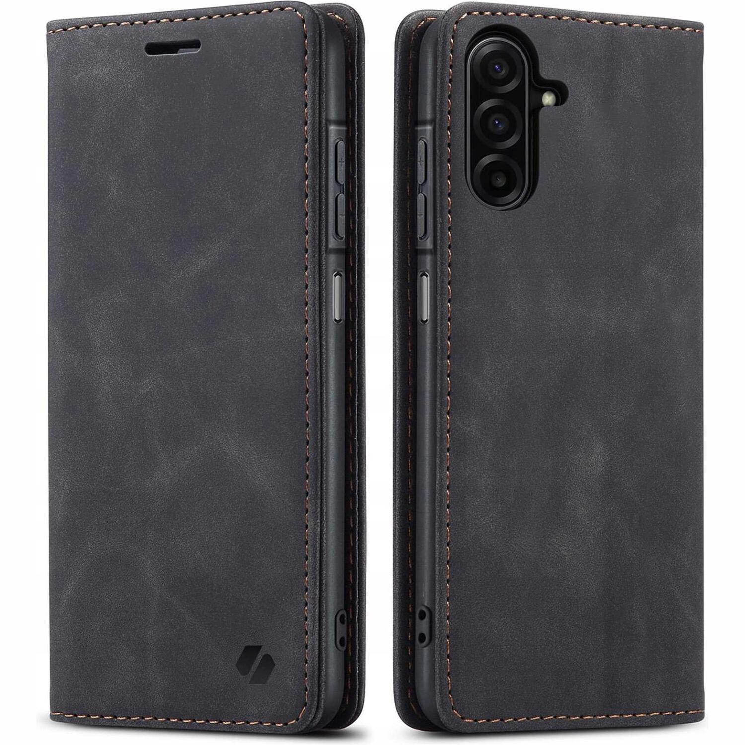 Θήκη Samsung Galaxy A17 Spacecase Wallet Πορτοφόλι - Black (5905719132644)