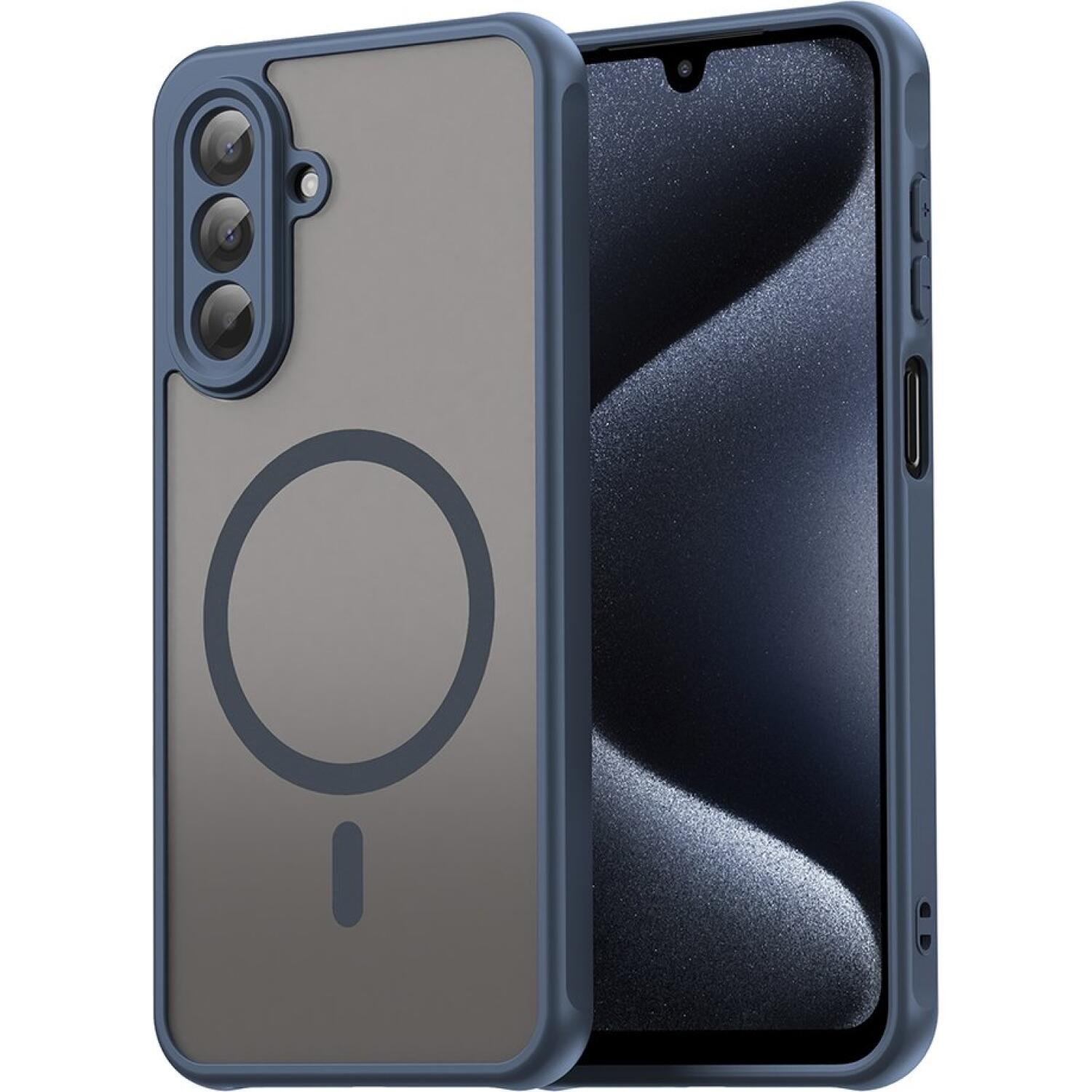 Θήκη Samsung Galaxy A17 Techsuit HaloFrost II MagSafe Σκληρή Ημιδιάφανη με MagSafe Navy Blue