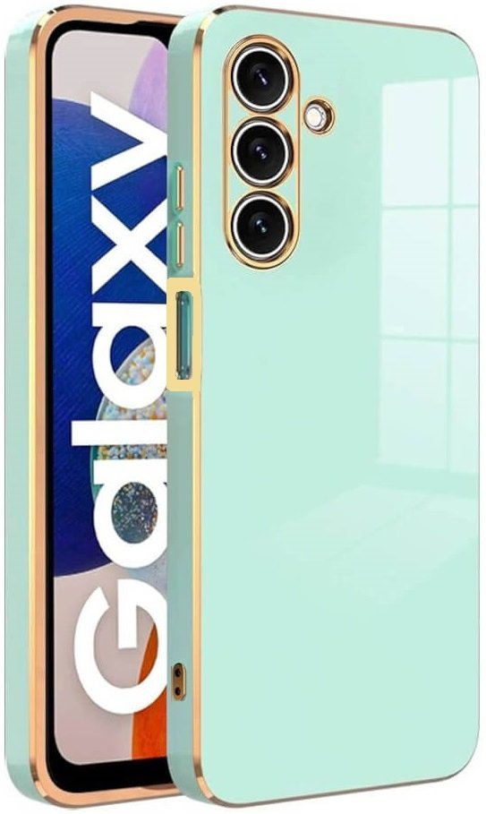Θήκη Samsung Galaxy A26 Bodycell Gold Plated Σιλικόνης Mint Green
