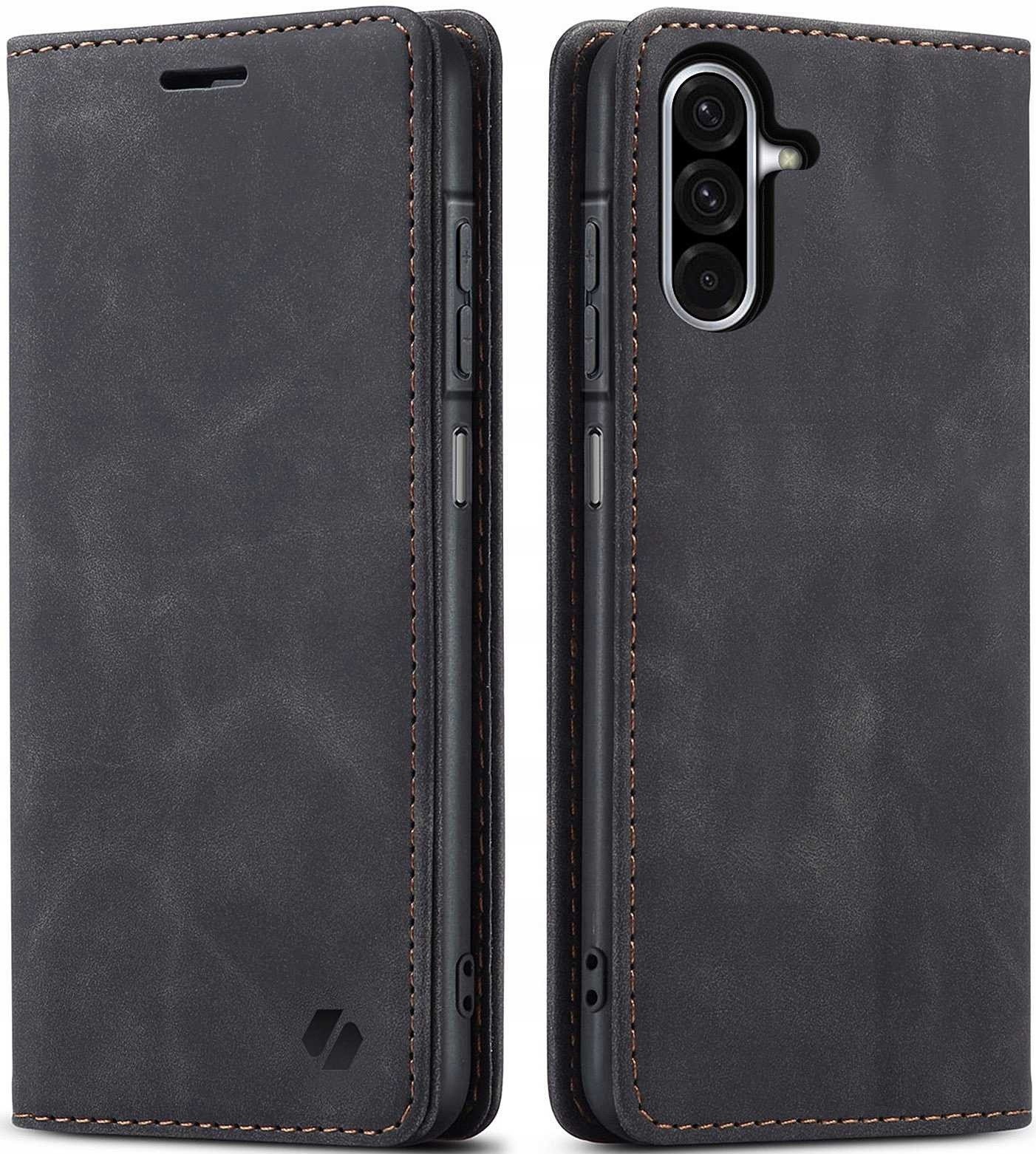 Θήκη Samsung Galaxy A26 Spacecase Wallet Πορτοφόλι Black