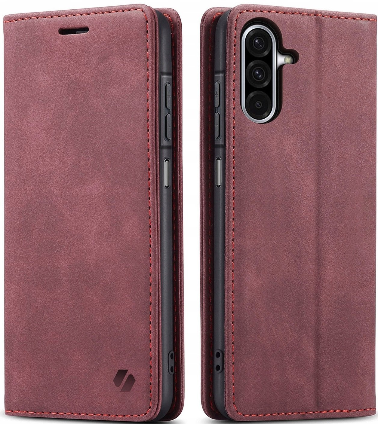 Θήκη Samsung Galaxy A26 Spacecase Wallet Πορτοφόλι Red