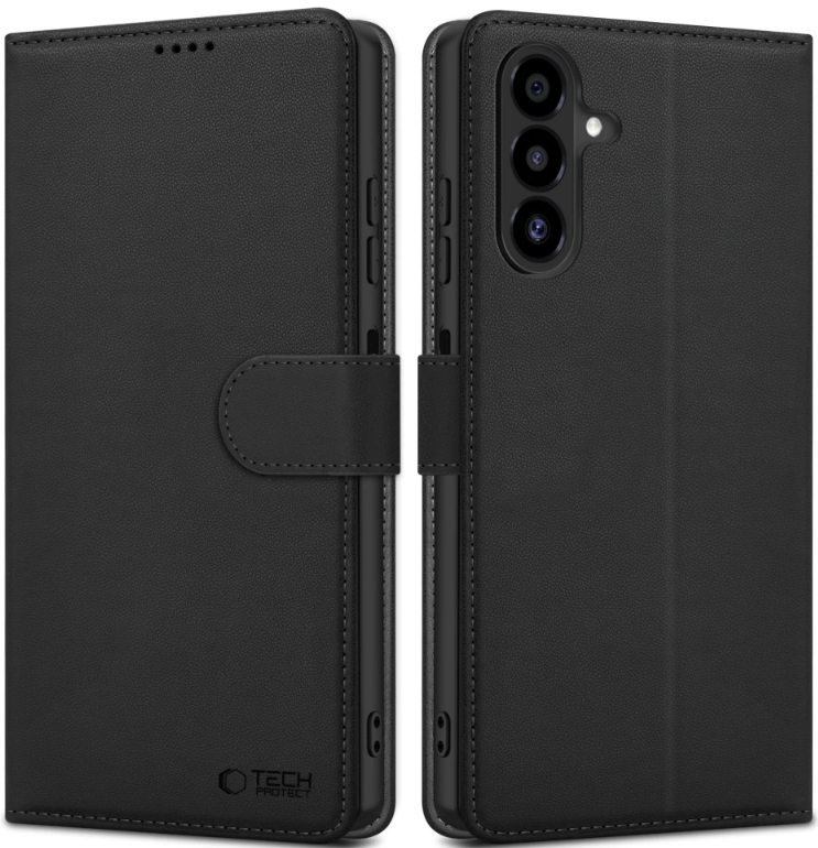 Θήκη Samsung Galaxy A26 Tech-Protect Wallet Πορτοφόλι Black