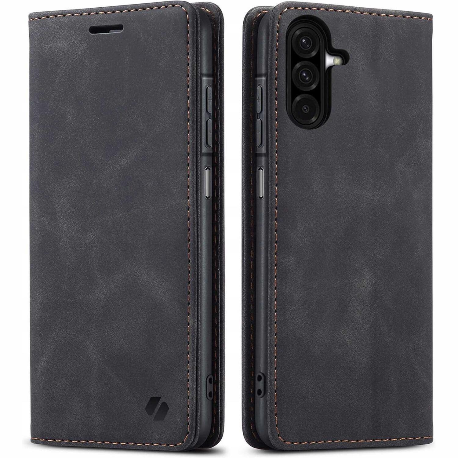 Θήκη Samsung Galaxy A27 Spacecase Wallet Πορτοφόλι Black