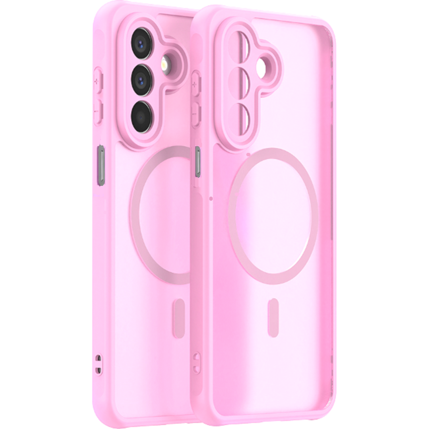 Θήκη Samsung Galaxy A27 Techsuit HaloFrost II MagSafe Σκληρή Ημιδιάφανη με MagSafe Pink