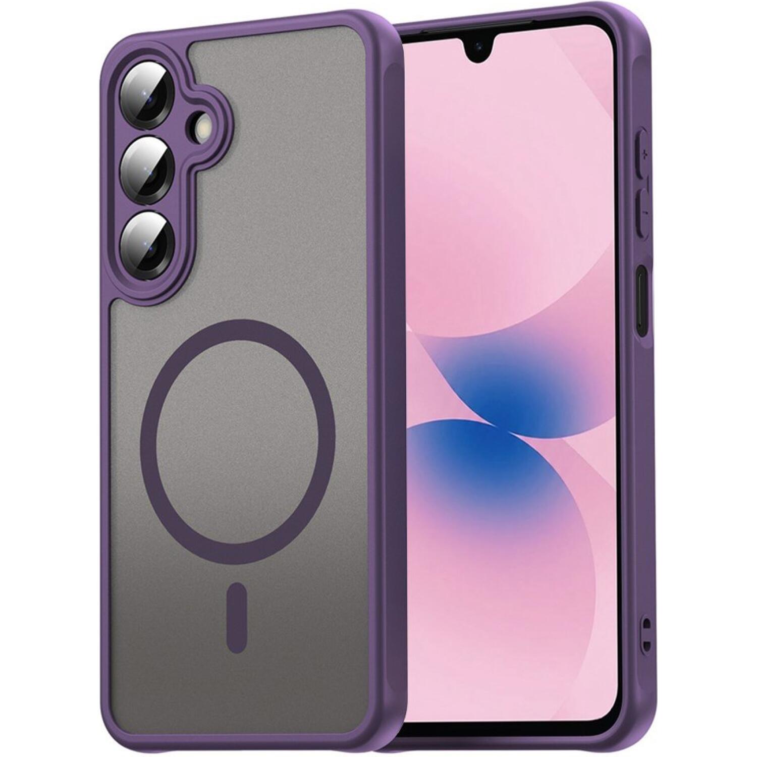 Θήκη Samsung Galaxy A27 Techsuit HaloFrost II MagSafe Σκληρή Ημιδιάφανη με MagSafe Purple