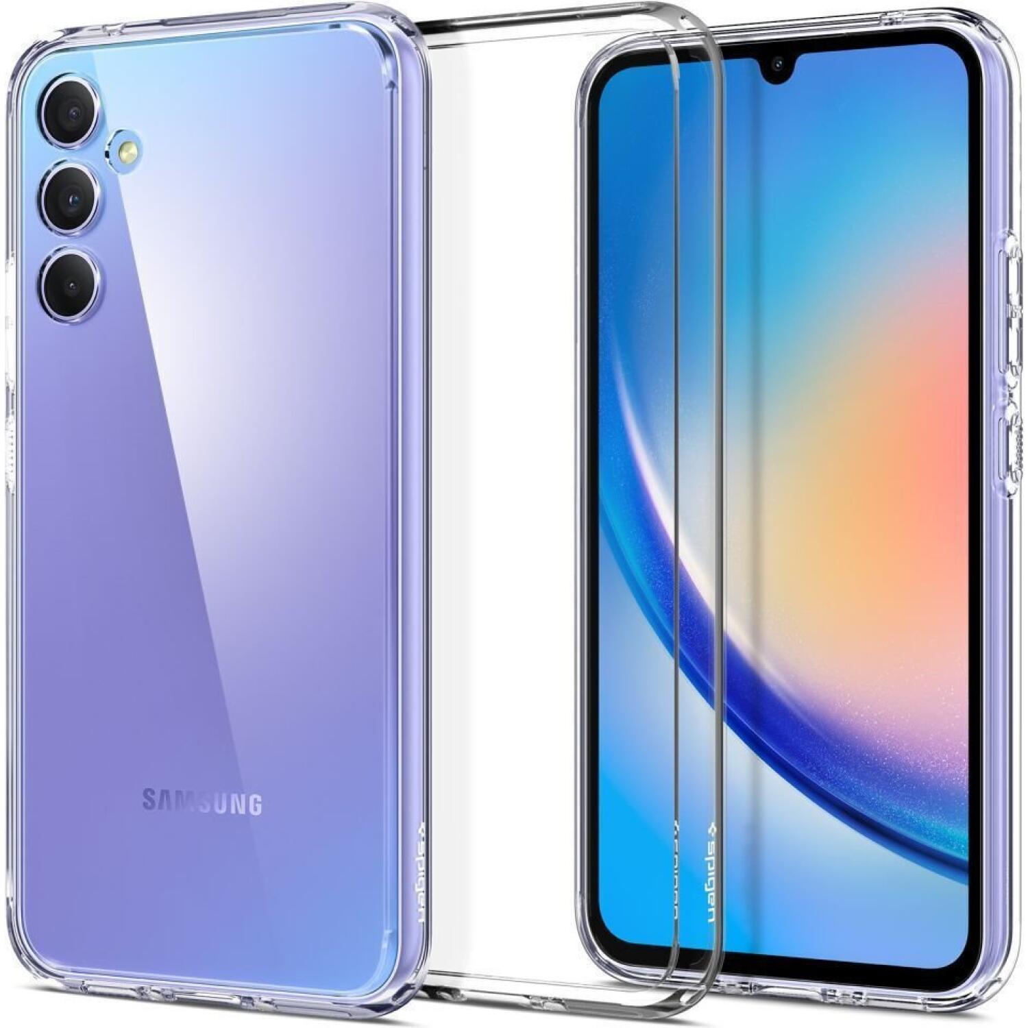 Θήκη Samsung Galaxy A34 Spigen Ultra Hybrid Ανθεκτική Διάφανη Σκληρή Crystal Clear