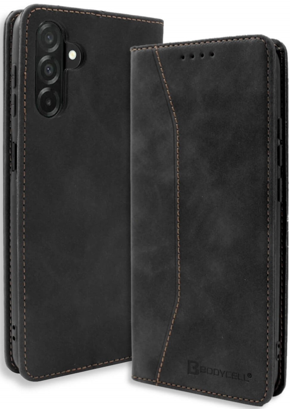 Θήκη Samsung Galaxy A36 Bodycell Book Case Πορτοφόλι Black