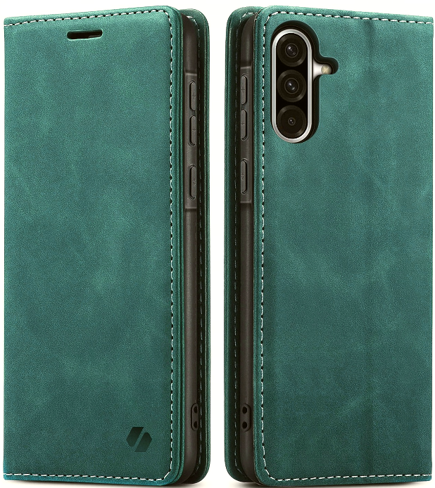 Θήκη Samsung Galaxy A36 Spacecase Wallet Πορτοφόλι Green