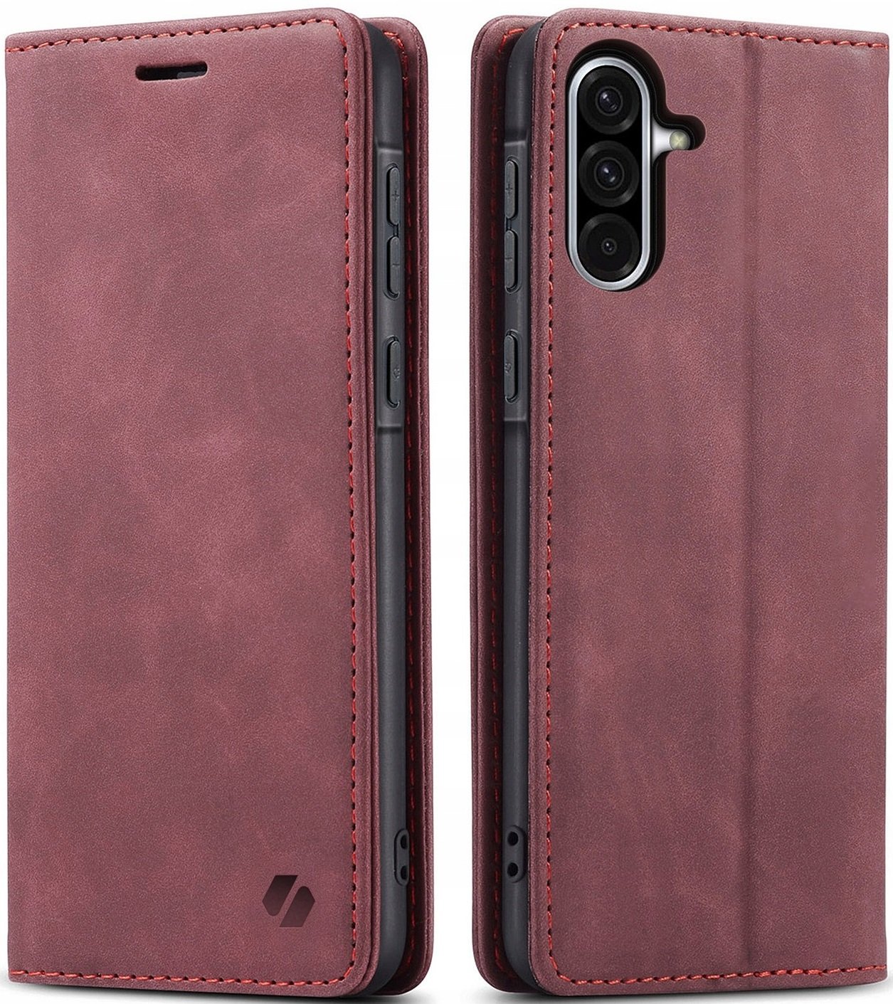 Θήκη Samsung Galaxy A36 Spacecase Wallet Πορτοφόλι Red